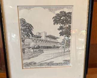 Robey House Chicago Greengard etching