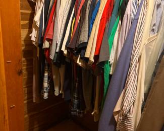 Men's clothing smaller sizes