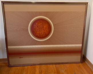 Large abstract art piece