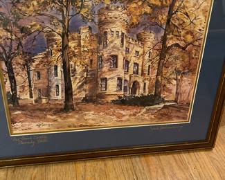 Jack Simmerling signed the Irish castle in the fall