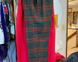 Pendleton Wool Green/Red Plaid Slacks