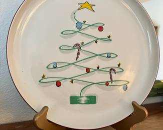 Winfield Ware Christmas Tree Plate