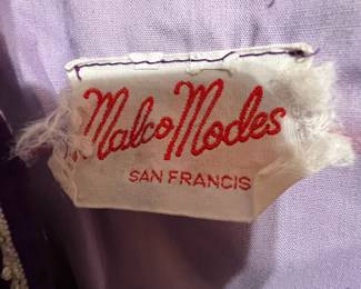 Malco Modes Purple Square Dancing Dress