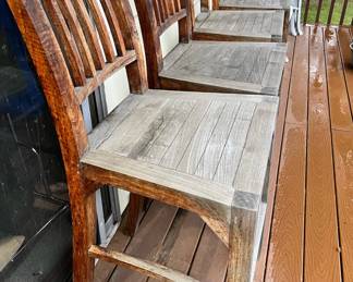 Set of 4 Square Hightop Chairs