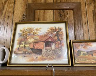 Country Bridge Print by John E Bradley 