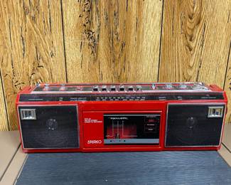 Realistic Red BoomBox - SCR-30