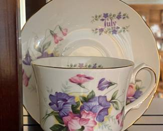 Duchess "July " Teacup and Saucer