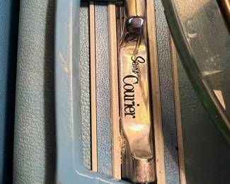 Blue Samsonite Sears Courier Suitcase