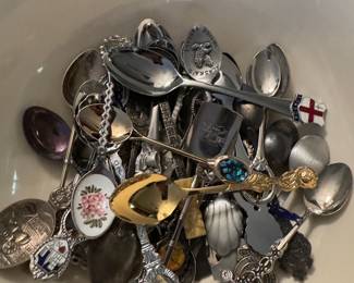 Assortment of Souvenir/Decorative Spoons