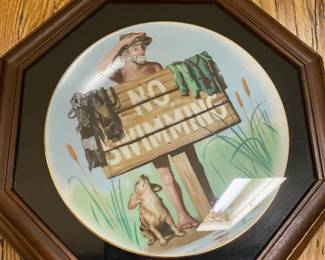 1991 Emmett Kelly Jr Limited Edition Flambro "Summer" Decorative Plate