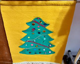 Felt Christmas Tree Wall Hanging
