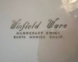 Winfield Ware Christmas Tree Plate