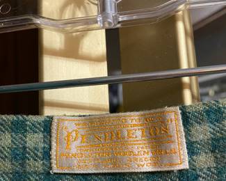 Pendleton Wool Green/Cream Checkered Slacks