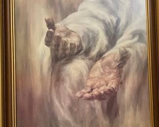 1967 "Come Unto Me" Lithograph Print by J. Reed