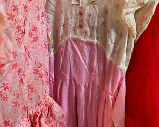 DeLoris Pink with White Floral Top Dress