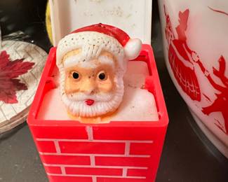 Pop Up Santa Claus in Chimney Decoration - Made in Hong Kong