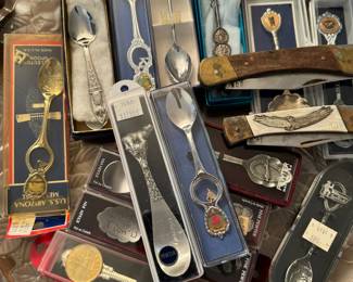 Assortment of Souvenir/Decorative Spoons