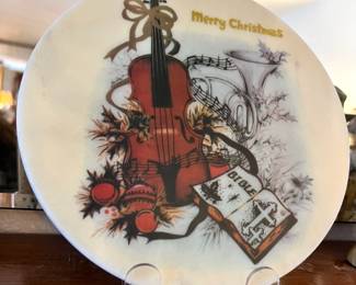 Merry Christmas Stone Plate