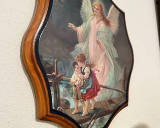 Guardian Angel Wall Hanging Plaque