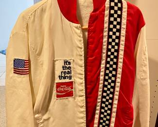 1980'S Coca Cola Racing Bomber Jacket