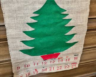 Handmade Felt Christmas Tree Advent Calendar