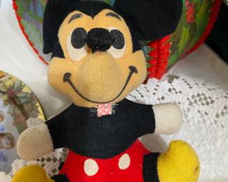 Walt Disney Productions Plush Mickey Mouse