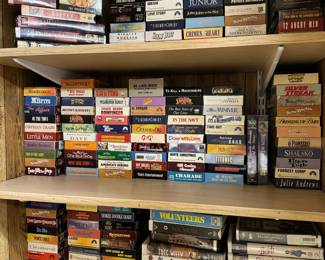 Assortment of VHS Tapes