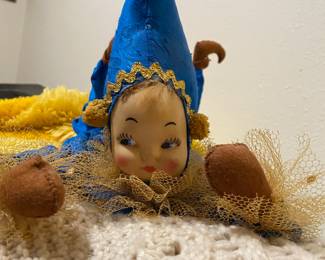 Blue/Gold Elf Doll