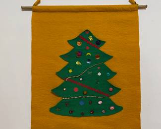 Felt Christmas Tree Wall Hanging