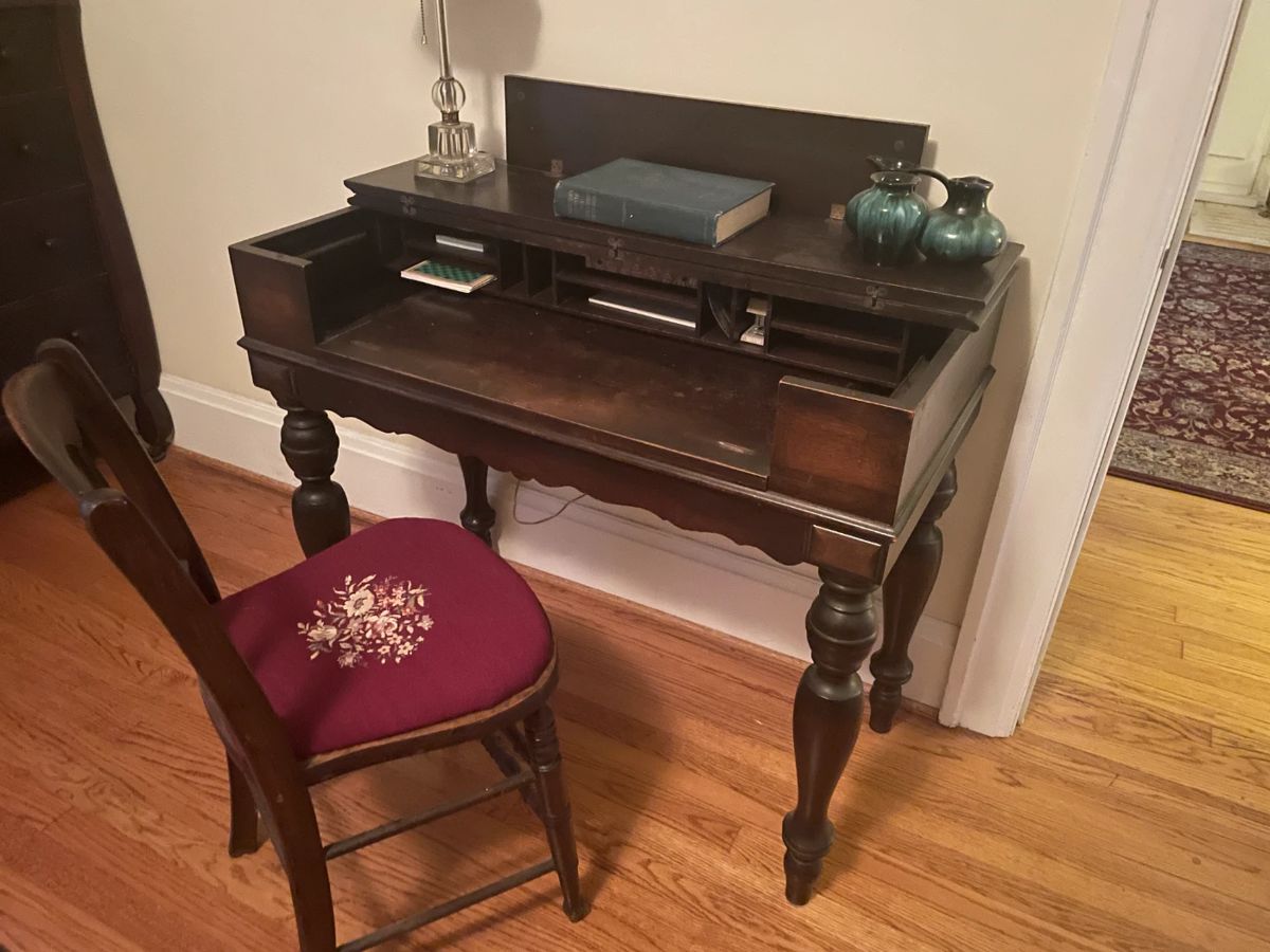 . . . antique spinet desk