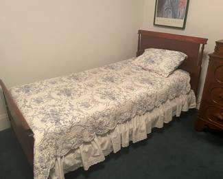 . . . a great antique twin bed