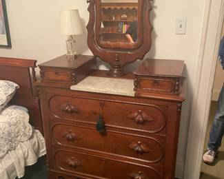 . . . love this Victorian mirrored dresser