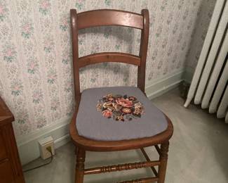 . . . another needlepoint chair