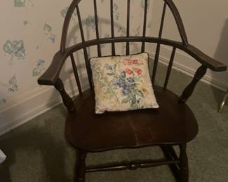 . . . Windsor-style rocking chair