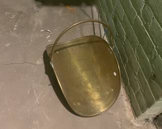 . . . brass log holder