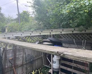 . . . aluminum extension ladder