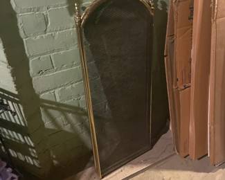 . . . fireplace screen