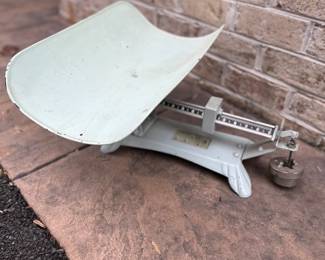 Vintage baby scale