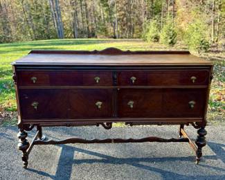 Beautiful antique credenza that just needs a little tlc.