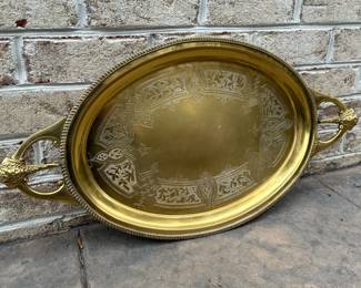 Beautiful brass tray 
