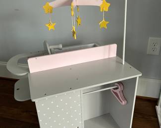 Cute dollbaby changing station