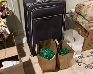 . . . luggage and topiary