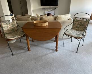 . . . cute drop-leaf table - chairs may or may not be for sale