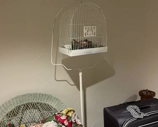 . . . vintage bird cage
