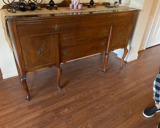 . . . with matching sideboard/buffet