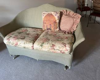 . . . great wicker love seat
