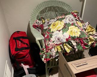 . . . wicker chair