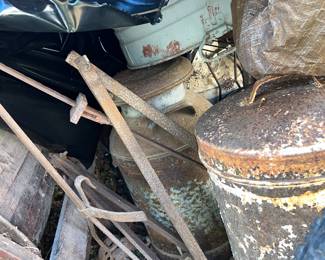 More treasures under the tarp out back... 