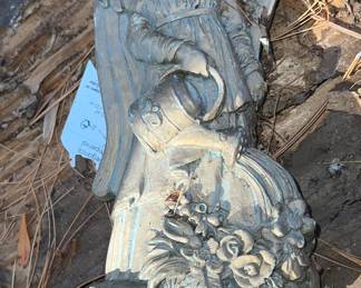 sad little garden angel... 