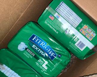 Ranges from small to xxl... 